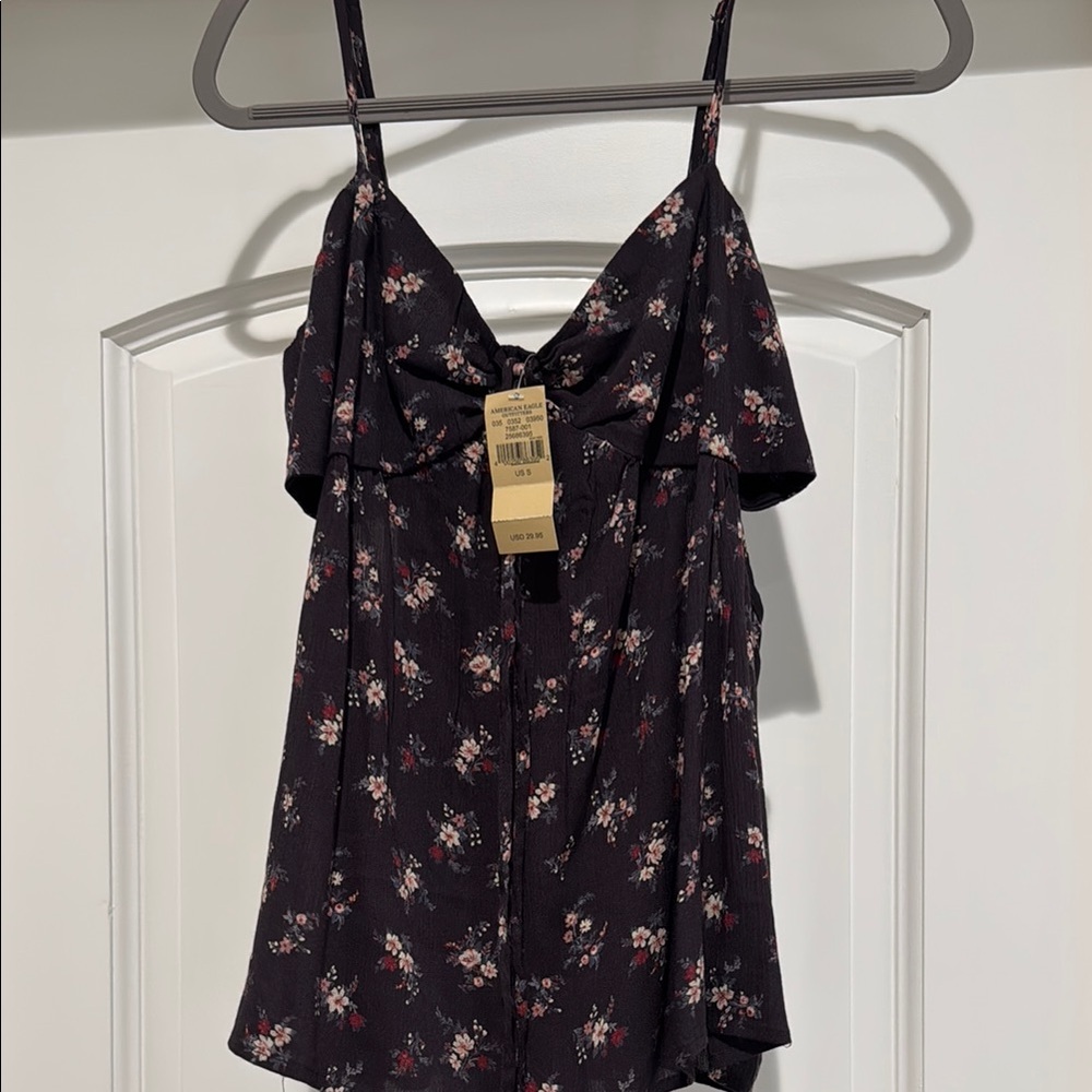 American Eagle Outfitters Black adjustable straps Camisole